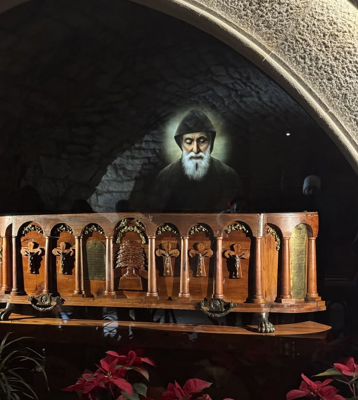 Saint Charbel's final resting place in Aanaya, Lebanon.

Saint Charbel, pray for us🌹🇱🇧