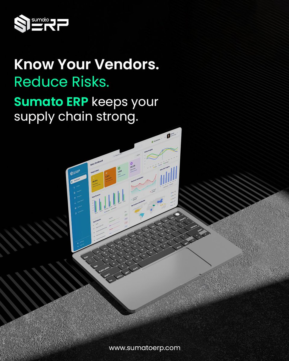 SumatoERP's tweet photo. Monitor vendor performance, assess reliability, and optimize operations with 𝗦𝘂𝗺𝗮𝘁𝗼 𝗘𝗥𝗣. Make smarter decisions and strengthen your supply chain.

𝗕𝗼𝗼𝗸 𝗮 𝗳𝗿𝗲𝗲 𝗱𝗲𝗺𝗼: https://t.co/gvUqxf03HF

#SumatoERP #VendorManagement #SupplyChainOptimization #Procurement https://t.co/9fbW4J7RaO