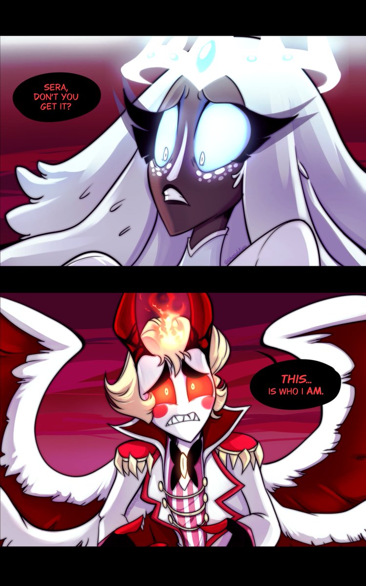 etherealdjinn's tweet photo. Have some angst #HazbinHotel #LuciferHazbinHotel #HazbinHotelSera #comic #kpdh https://t.co/06GKWDORd1