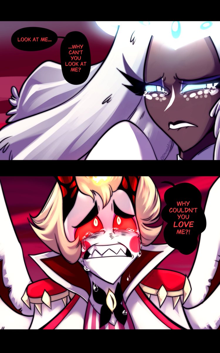 etherealdjinn's tweet photo. Have some angst #HazbinHotel #LuciferHazbinHotel #HazbinHotelSera #comic #kpdh https://t.co/06GKWDORd1