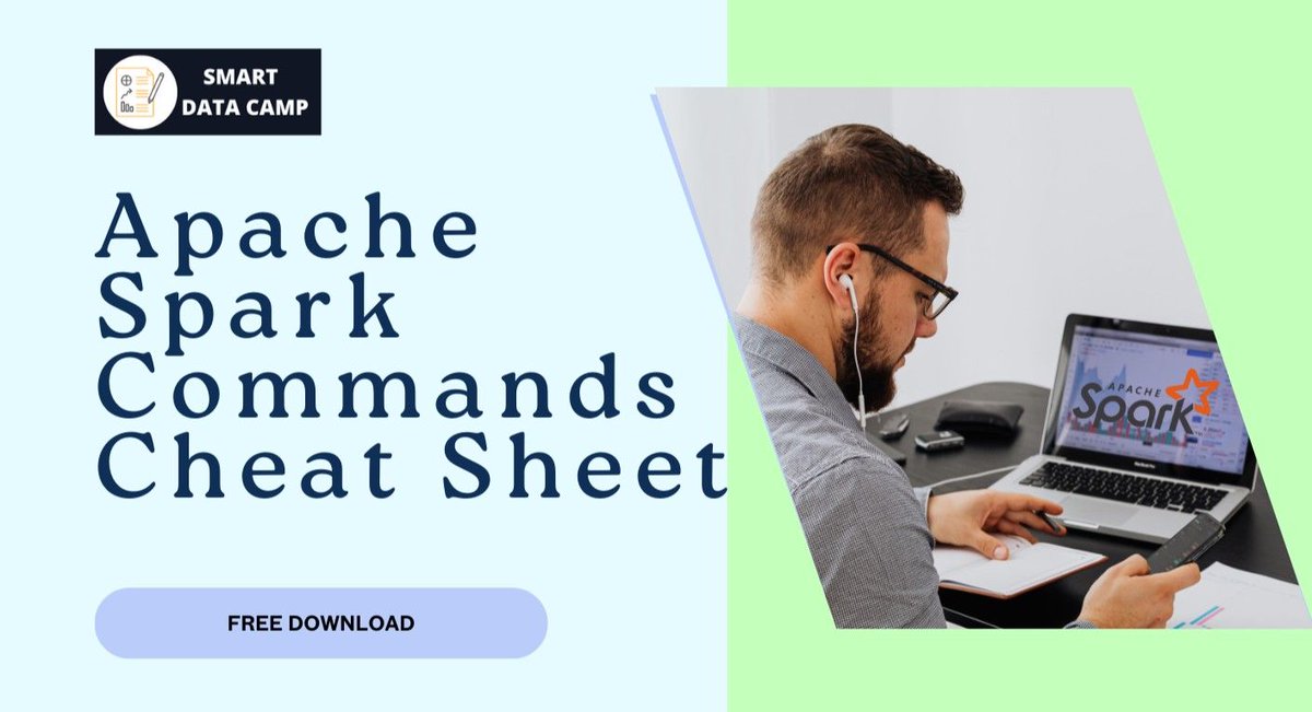 bigdata_engnr's tweet photo. 🚀Kick off 2026 with this free comprehensive Apache Spark Commands Cheat Sheet!  Covers Spark Core (RDDs), Spark SQL (DataFrames), Streaming, MLlib, GraphX &amp; more essential commands.  

Grab it now: https://t.co/764yXD8tRL  

#ApacheSpark #BigData #DataEngineering #SparkSQL https://t.co/4feOQtUvUf