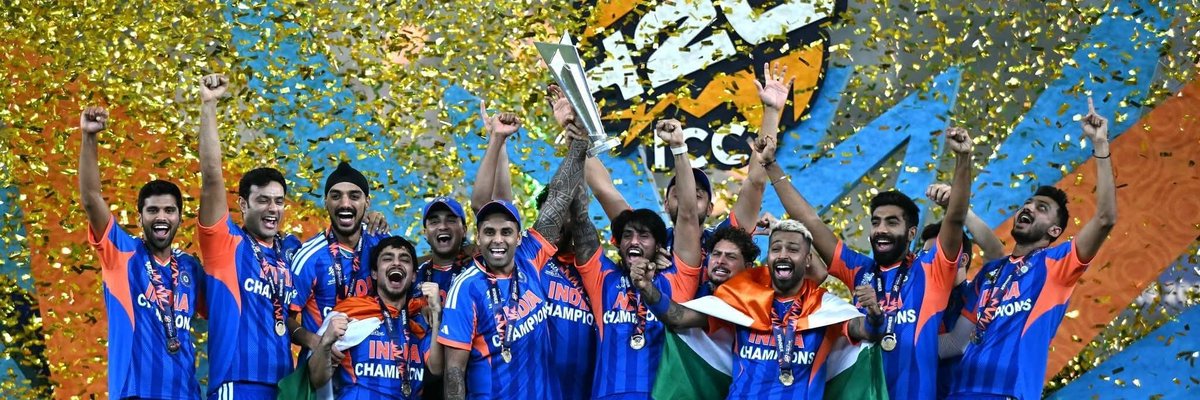 IS_Netwrk29's tweet photo. 🚨 MASSIVE STATEMENT BY AB DE VILLIERS ON TEAM INDIA WINNING T20I WORLD CUP 🚨

AB de Villiers Said 🗣️ 

"Using the conditions as an excuse against this Indian team is hilarious when they have literally won back-to-back World Cups the last one in vastly different conditions. They are the best white-ball team in the world, by a distance. Congratulations to Team India."