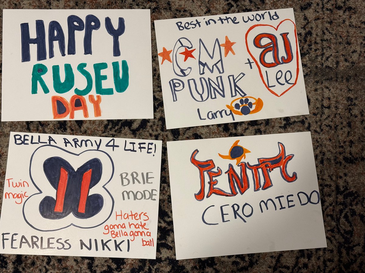 Naz_JQ81's tweet photo. So excited for Monday Night Raw tomorrow! @ToBeMiro @TheAJMendez @CMPunk @PENTAELZEROM @NikkiAndBrie #WWERaw #wweseattle #bellatwins #ajlee #CMPunk #rusev https://t.co/2SW9Sjp417