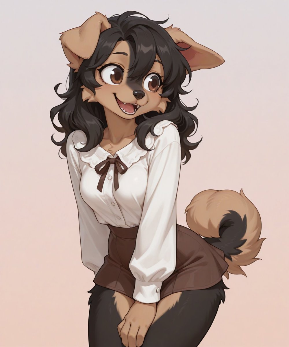tuck_Eh's tweet photo. Let me introduce you to another one of my characters, her name is Cali, she's a little dog dressed up, who likes to do some good modeling 😅😅

#furry #furryai #furryartnsfw #furrygirl #furryai #AIart https://t.co/HiTLfZaZ1S