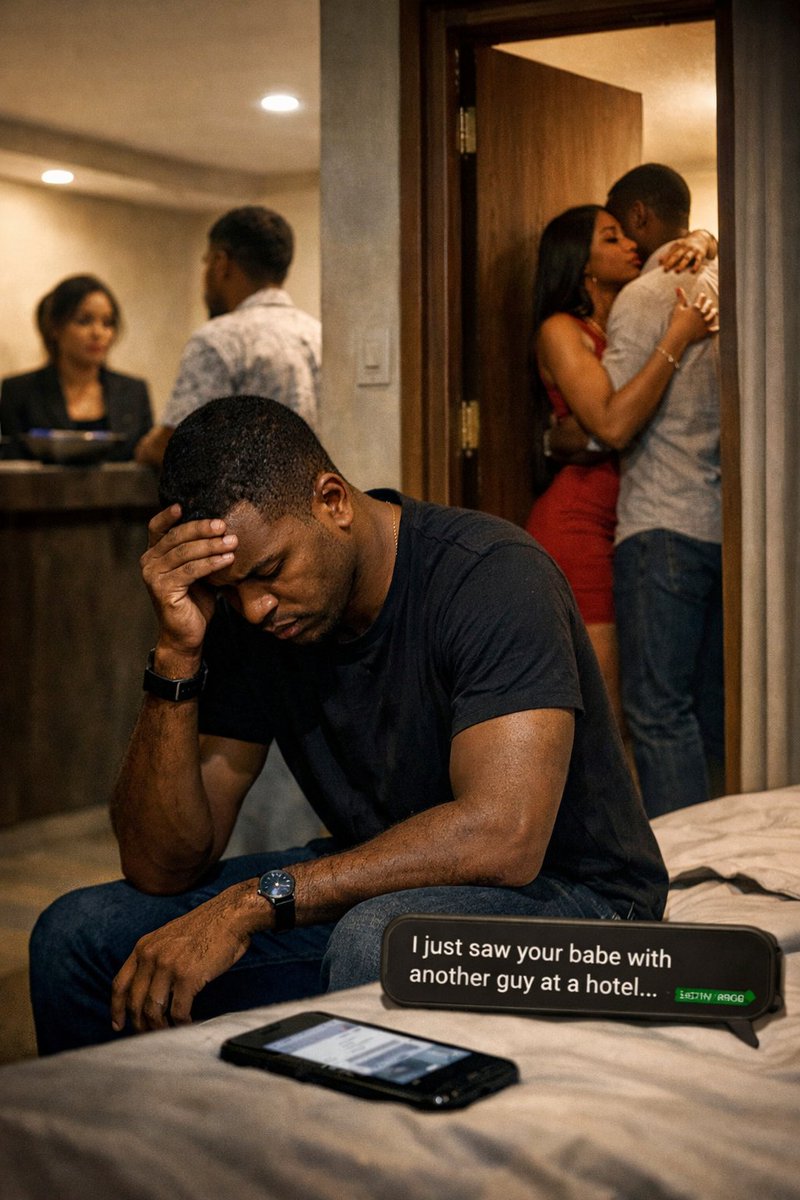 UdokaGift42227's tweet photo. PART 3
One evening, his friend called him and said:
"Guy… I just saw your girlfriend entering a hotel with another man."
He refused to believe it. #storytimethreads #Storytelling #storytimethreads #fypシviral #fypシ https://t.co/AMnTdw898q