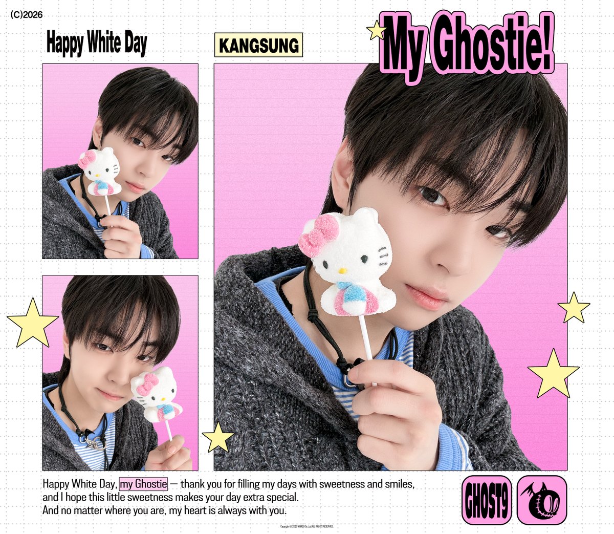 GHOST9OFFICIAL's tweet photo. [💌]

.   + ⊂⊃ +      ˖      ⋆
   ₍ᐢ >𖥦<ᐢ₎     🍭   ⭐︎    ·
 ꒰ঌ/つ   つ🪄︎︎ ⊹ . · 🍬˖ · ⊹

#GHOST9 #고스트나인
#SHIN #이신
#SONJUNHYUNG #손준형
#LEEKANGSUNG #이강성 https://t.co/na5y4q7Wqv