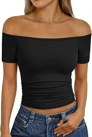 familydealvibes's tweet photo. Trendy Queen Summer Off The Shoulder Tops for Women Going Out Short Sleeve Shirts Cute Y2K Sexy Basic Clothes 2026 Fashion For $9.99

🔗https://t.co/xiI6RszOG3

#Deals #BasicTop https://t.co/VrQWspk7yo