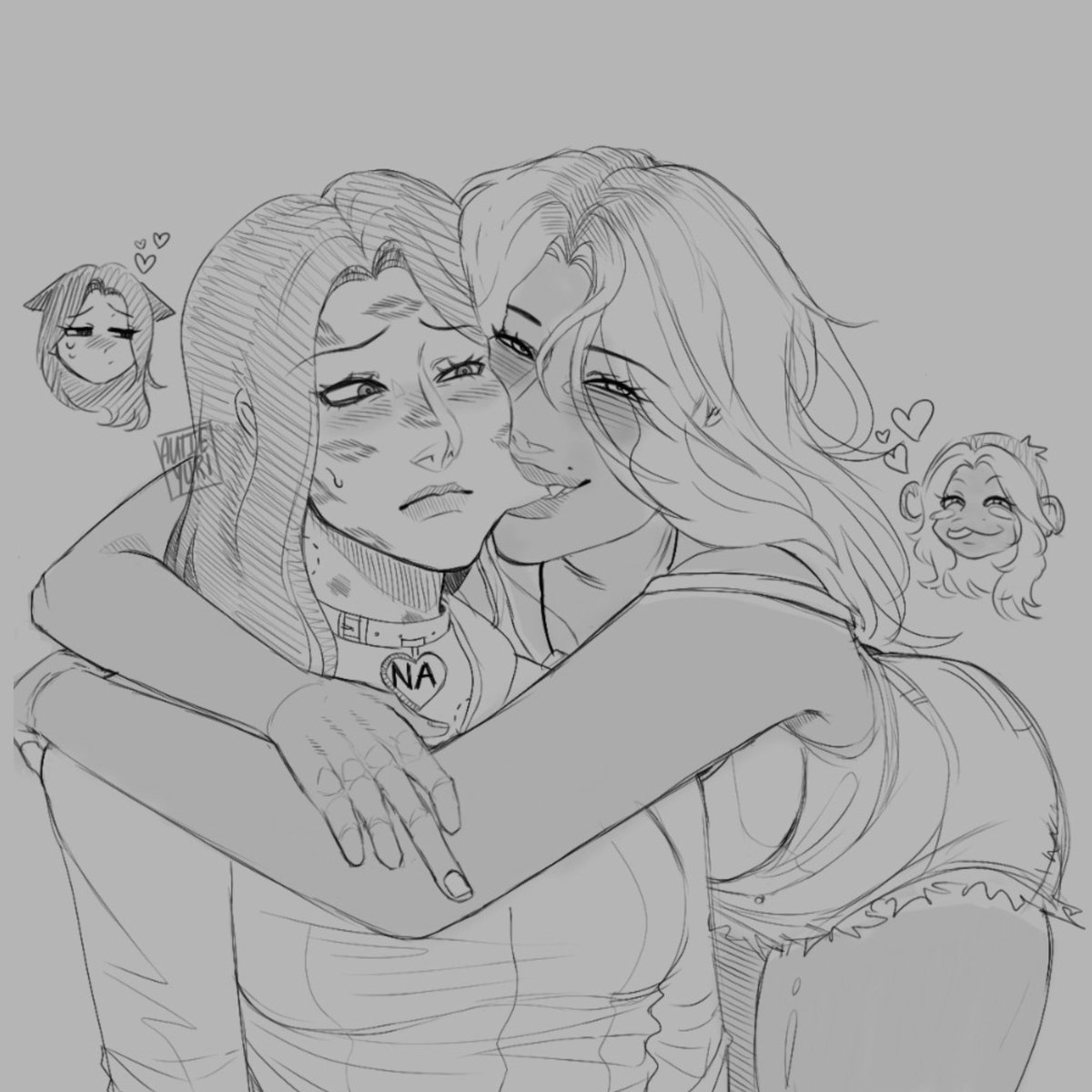 gigi_luv4gl's tweet image. I love drawing them 😔 #murmur #murmurgl