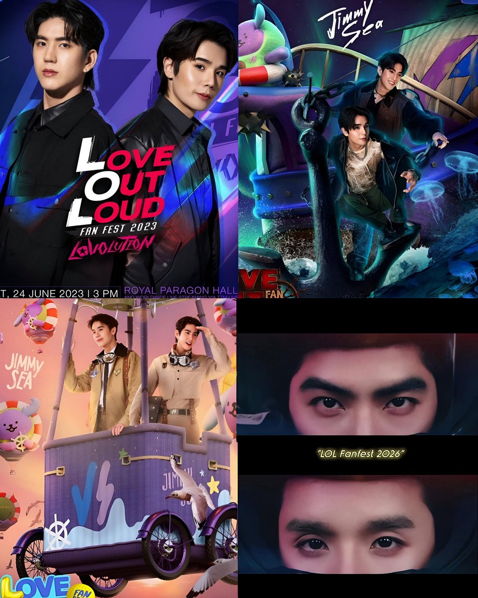 it looks like we are going to get a motor rider theme for this year’s LOL Fanfest 2026 🥹 

#jimmyyjp #sea_tawinan #jimmysea