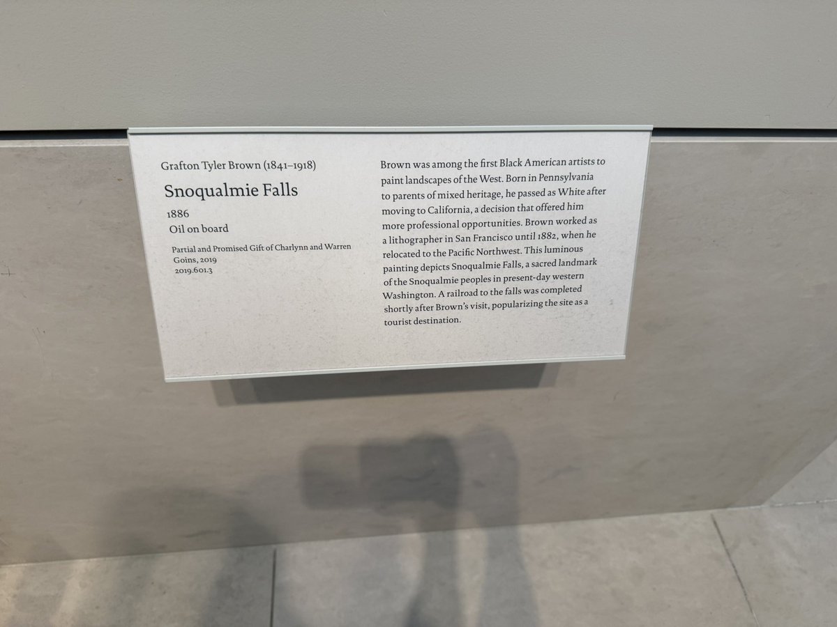 there’s literally an 1886 painting of the twin peaks waterfall at the met