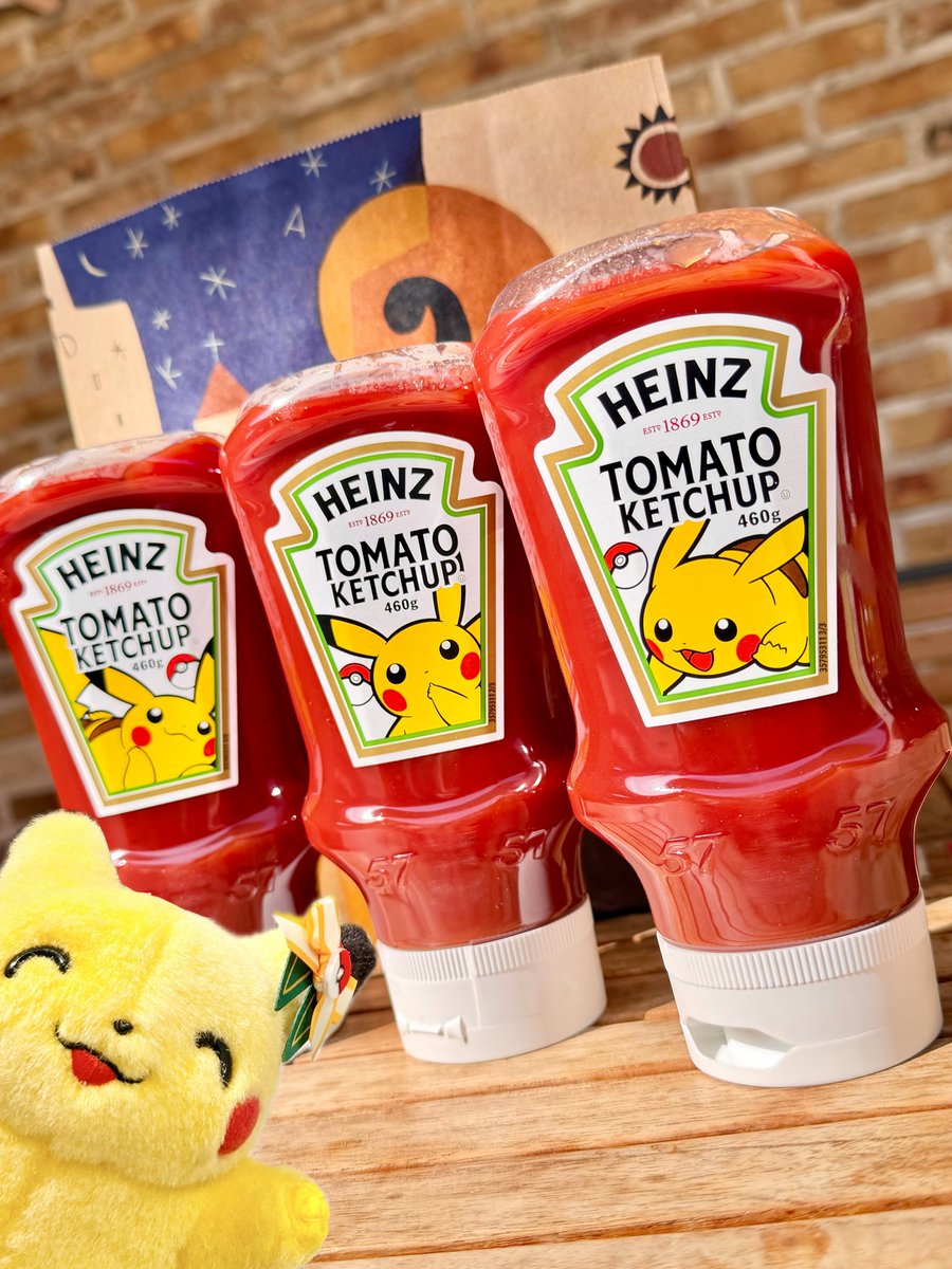 ピカチュウ大好物コラボだね.ᐟ.ᐟ.ᐟ.ᐟ
ハインツのケチャップGETでチュウ🥫˚⋆⚡︎