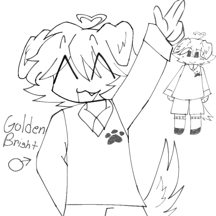 ay! genderbend goldie ver? #kemonomimi #ocart #originalcharacterart 😉