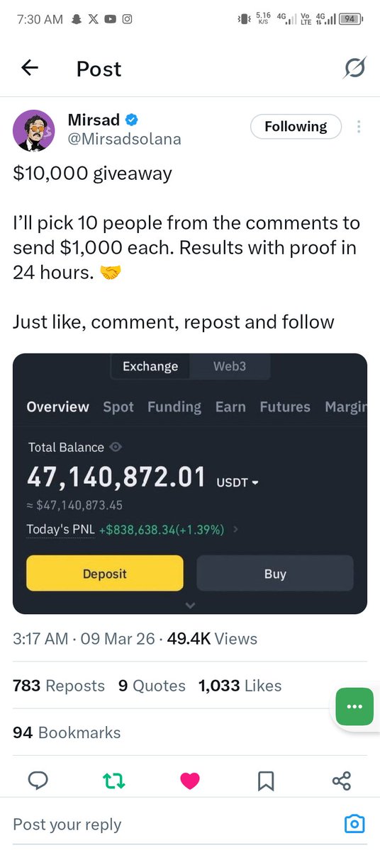 TUYIZERE22's tweet photo. @Mirsadsolana I love this quote:

You Can't help everyone but everyone someone. 

If today is not my day, I'll definitely understand but please think about me next time. Wish me luck!!! 

USDT (TRC20) wallet:

TTBtX8y2KkEP8sHrsbeRT2J2TmKXEdXUaV https://t.co/UNYD9rndKD