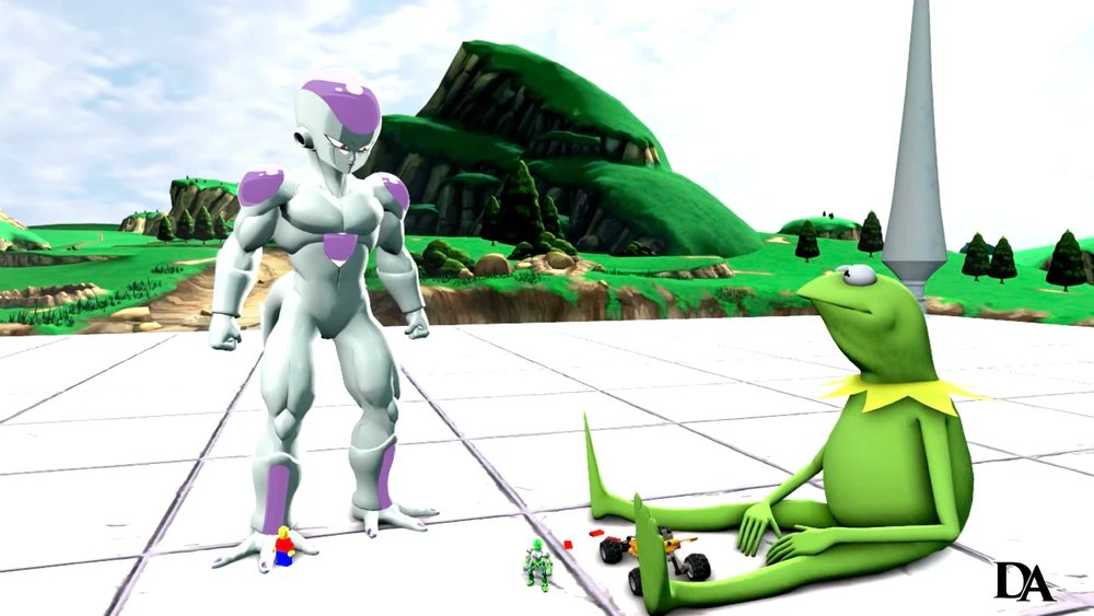 "What- what are you doing?"
"Oh hey Frieza, just waiting on Cell to get home."
"Home from what?"
"Well he decided he's actually gonna fight someone today. A Sonic character, or something."
"Sonic? Don't those guys reach multiversal now?"
"Multi-what?"