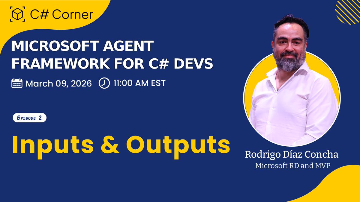 C# Corner tweet media