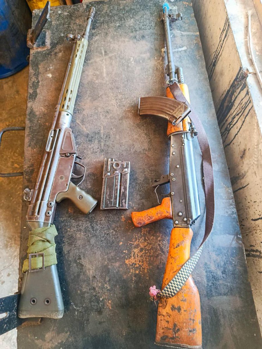 According to <a href="/NPSOfficial_KE/">National Police Service-Kenya</a> two more illegal firearms were yesterday surrendered in Turkana County as part of the ongoing Operation Maliza Uhalifu.