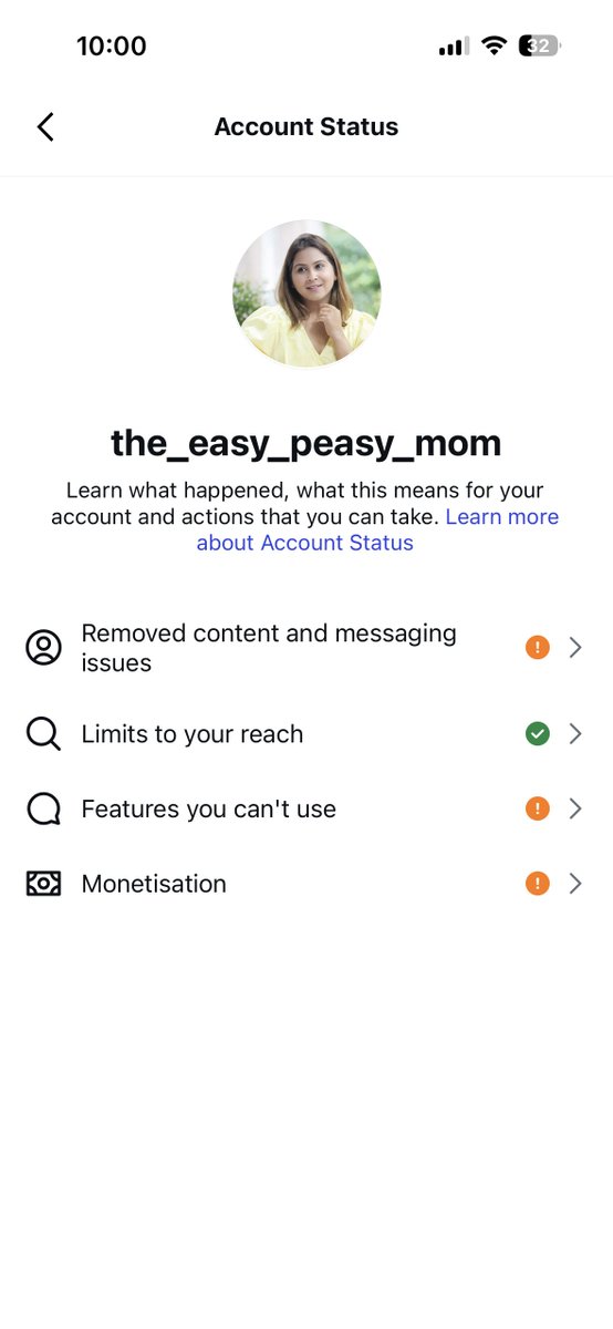 skyrace11's tweet photo. @Instagram @Meta, I’m following up on my earlier request. My @the_easy_peasy_mom, a parenting acc, has been wrongly restricted under child safety policies. This has disabled imp features like LIVE. This is seriously impacting my work. Requesting an urgent manual review. @mosseri https://t.co/otMIv5yMdD