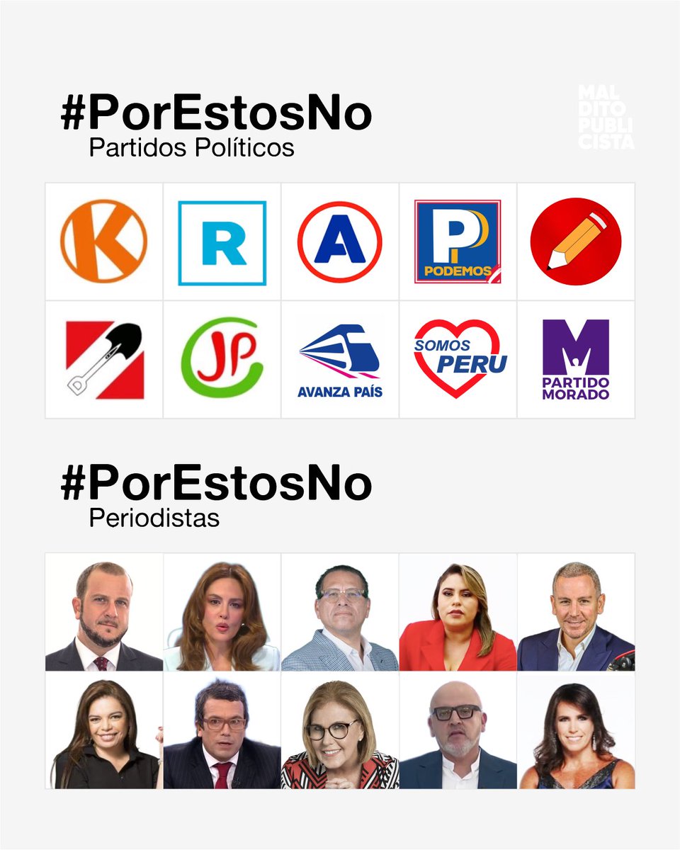 MalditosPublis's tweet photo. #PorEstosNo #Periodistas https://t.co/8NLVxcbXHV