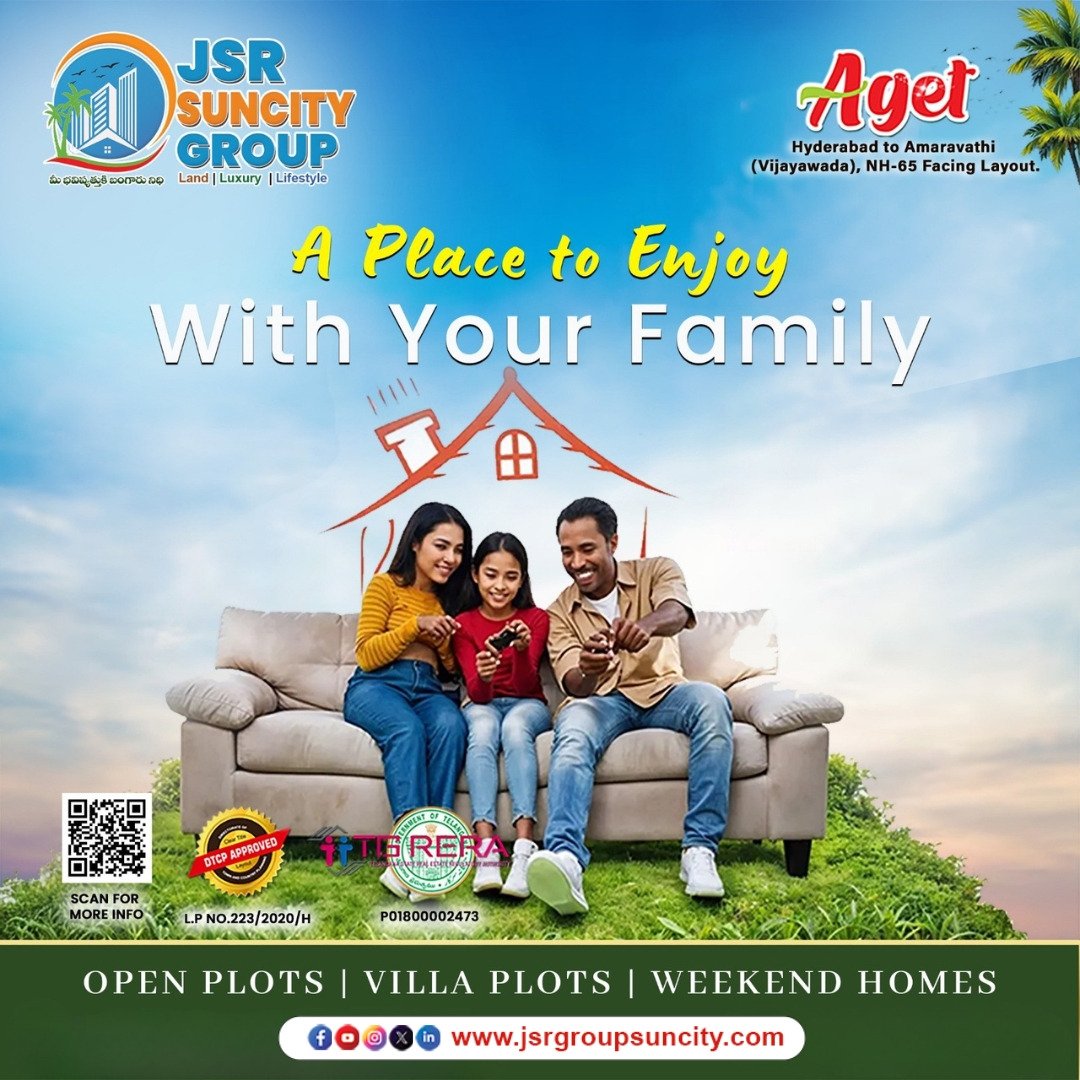 jsrgroup2's tweet image. A place where moments turn into memories 🏡❤️

At Aget – NH-65 Highway Facing Layout by JSR Group SunCity, it’s not just about owning land — it’s about creating a space where families grow, laugh, and build a beautiful future together.
#openplots
#villaplots #highwayfaceing