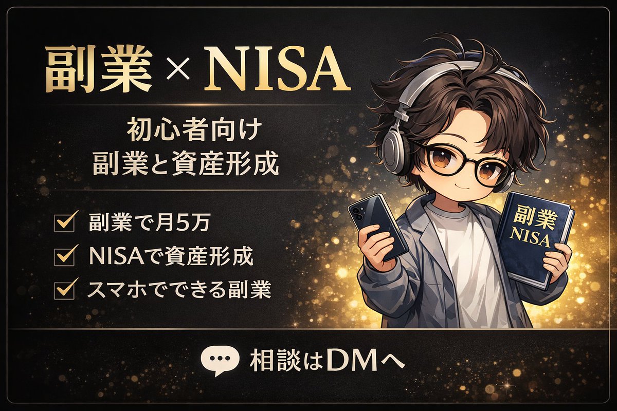 こた│副業×NISA相談室 tweet media