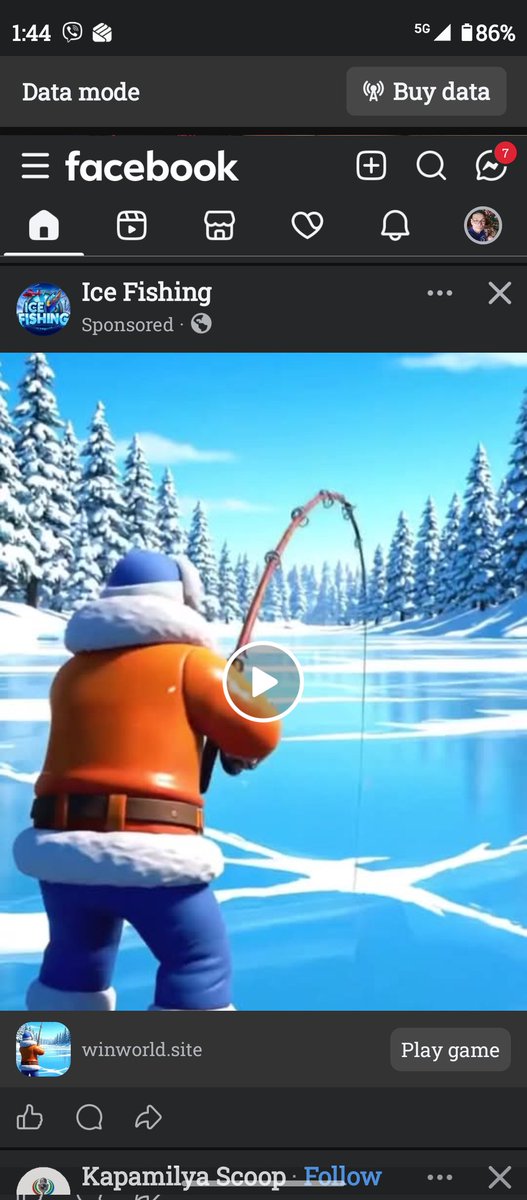 Champ0yV's tweet photo. Ano ba tong Ice Fishing online game na ko- curious Ako. Lagi Kasi dumadaan sa Fb wall ko kahit sa TikTok dineven dito sa X nakikita ko https://t.co/UJHA70tayZ