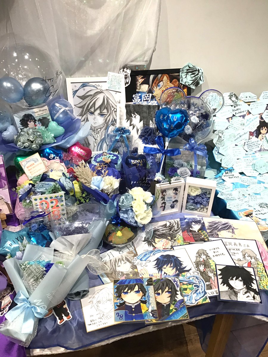 machiasobi_cafe's tweet photo. 【ufotableCafe Kitakyushu×マチ★アソビCAFE北九州】
『「鬼滅の刃」冨岡義勇誕生祭2026』は本日が最終日でした✨
たくさんのお祝い、ご来店ありがとうございました🎂 https://t.co/5Tmq3I7Bnw