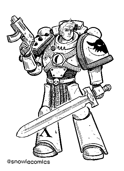 Loken 🌙🐺
#ウォーハンマー #アート #WarhammerCommunity