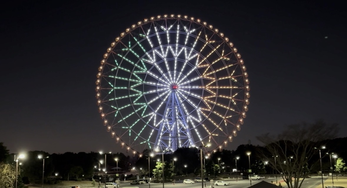 3月17日まで、葛西臨海公園のダイヤと花の大観覧車にて #セント