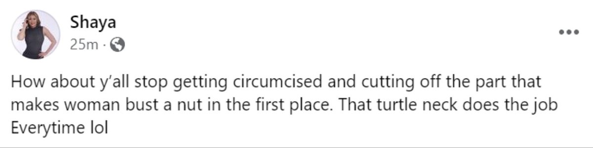 One way to celebrate #InternationalWomensDay would be to #BanChildCircumcision. Men who are circumcised are not as capable of pleasuring women compared to intact men.

#i2
#BodilyAutonomy
#GodDoesNotMakeMistakes
#NatureDoesNotMakeMistakes
#KnowBetterDoBetter