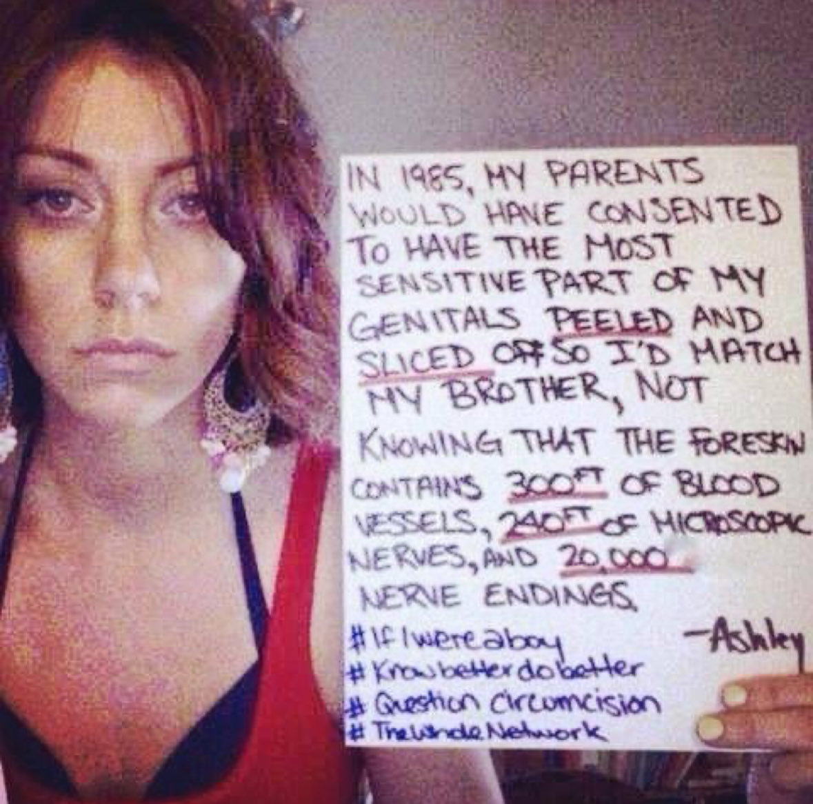 BanTheSnip's tweet photo. One way to celebrate #InternationalWomensDay would be to #BanChildCircumcision. Men who are circumcised are not as capable of pleasuring women compared to intact men.
#i2
#BodilyAutonomy
#GodDoesNotMakeMistakes
#NatureDoesNotMakeMistakes
#KnowBetterDoBetter https://t.co/z4rpodQ0VR