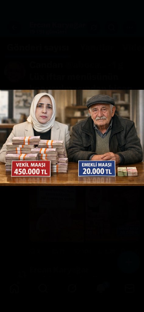 Ülkeye on paralık faydası yok.

Aldığı maaşa bakın!
#AkpYettinEmekliyiMahvettin