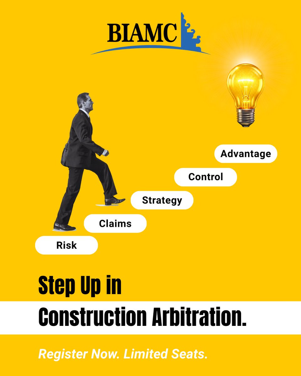 Construction disputes are complex; layered with technical detail, contractual nuance, and financial exposure. Precision is not optional.

Advance your analytical edge.
Strengthen your dispute positioning.
Lead with clarity when it matters most.

biamcacademy.com/in-person-cour…