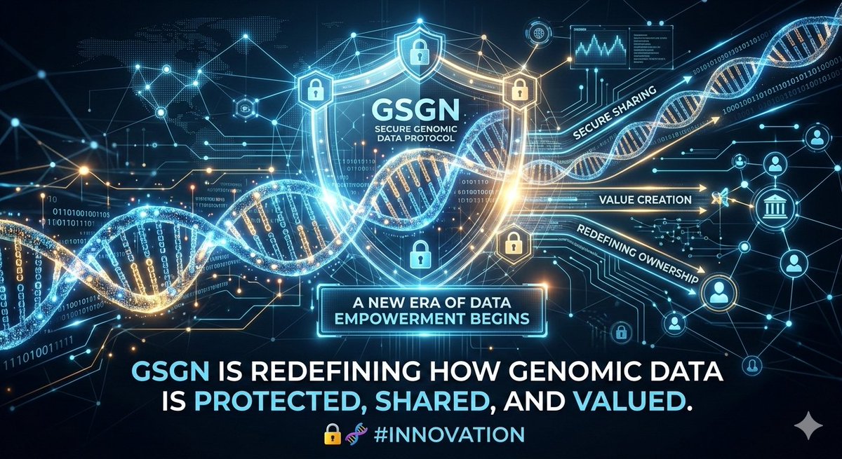 Binnalink's tweet photo. A new era of data empowerment begins. GSGN is redefining how genomic data is protected, shared, and valued. 🔐🧬
PROJECT
https://t.co/f8HoJXSahg
#sidrachain #crypto #sidraAppStore #sidraorbit @sidrachain #sidranewsroom @maljefairi @SidraLaunchpad https://t.co/la3oYqNZxM