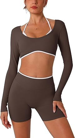 familydealvibes's tweet image. Workout Sets for Women 2 Piece Contrast Panel Long Sleeve Halter Crop Top and Butt-lifting Shorts Jogger Outfits For $42.99

🔗sovrn.co/mvy5uon

#Deals #WorkoutSet