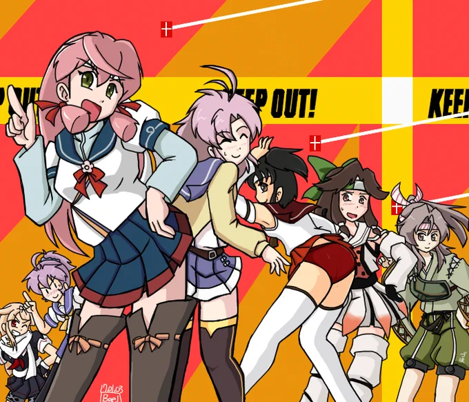 構成する九人の艦娘ねぇ ここに扶桑姉様と比叡チャンを加えてひとつ