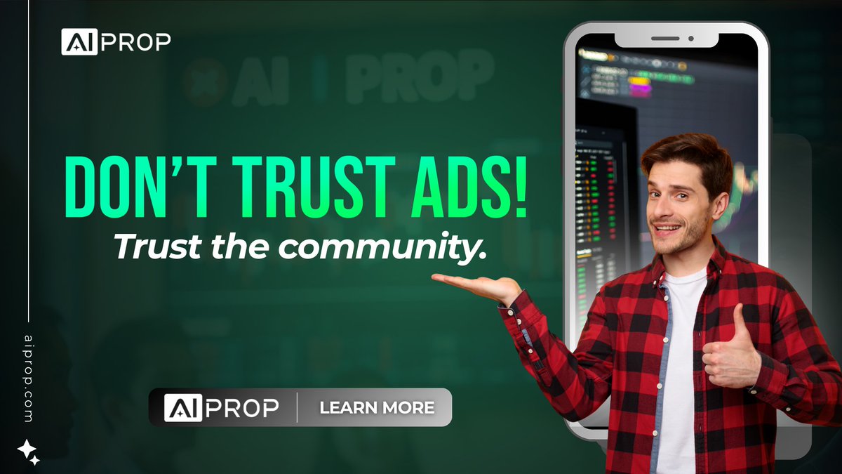 AipropCom's tweet image. We didn’t write these messages.
Traders did.

Payouts.
Support.
Trust.

#AIProp #CommunityFeedback #SocialProof #FundedTrader #PropTrading #EarnMoney