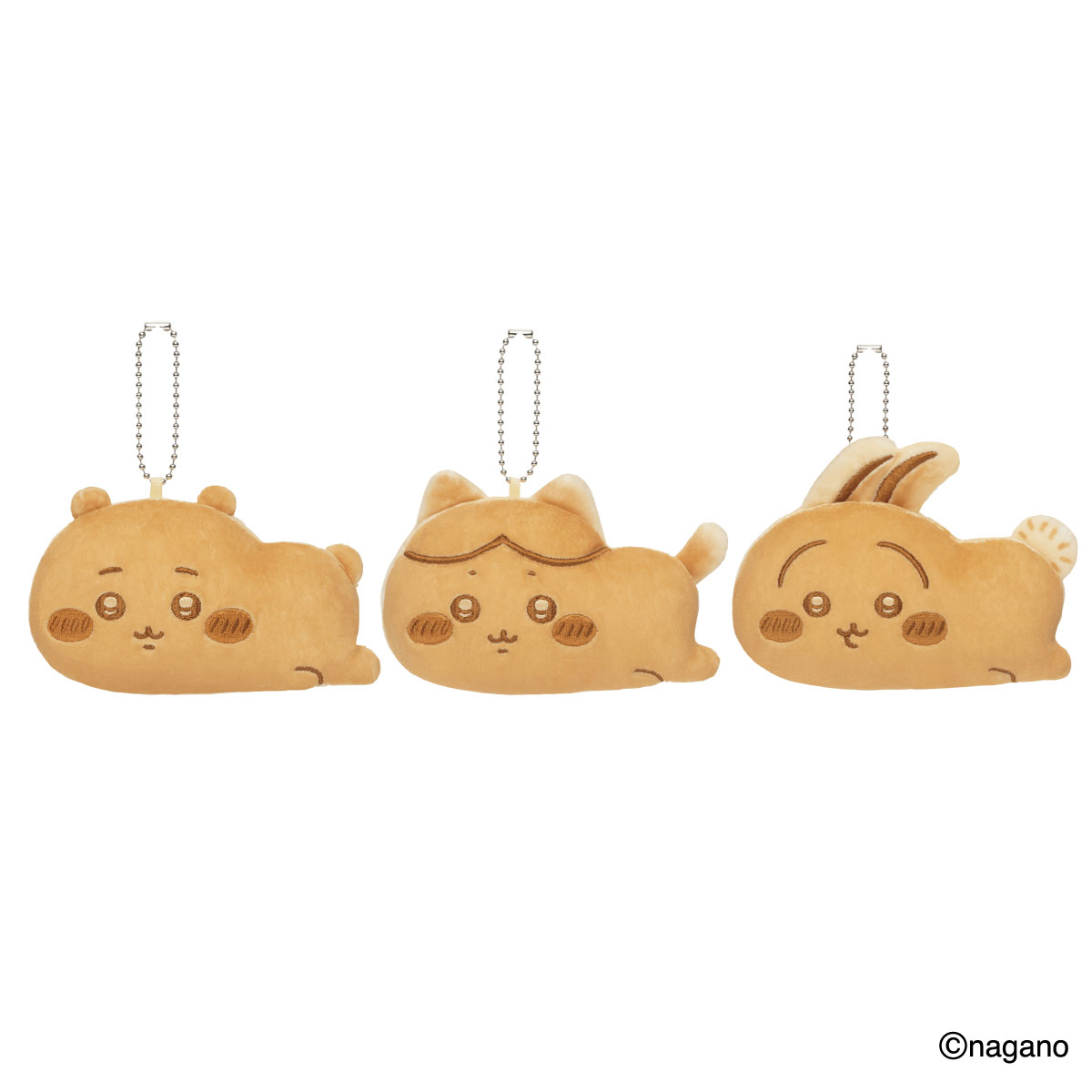 ちいかわ焼き マスコットセット✩.*˚ ちいかわ焼きオリジナルグッズ／ 『ちいかわ焼き マスコット』（全3種