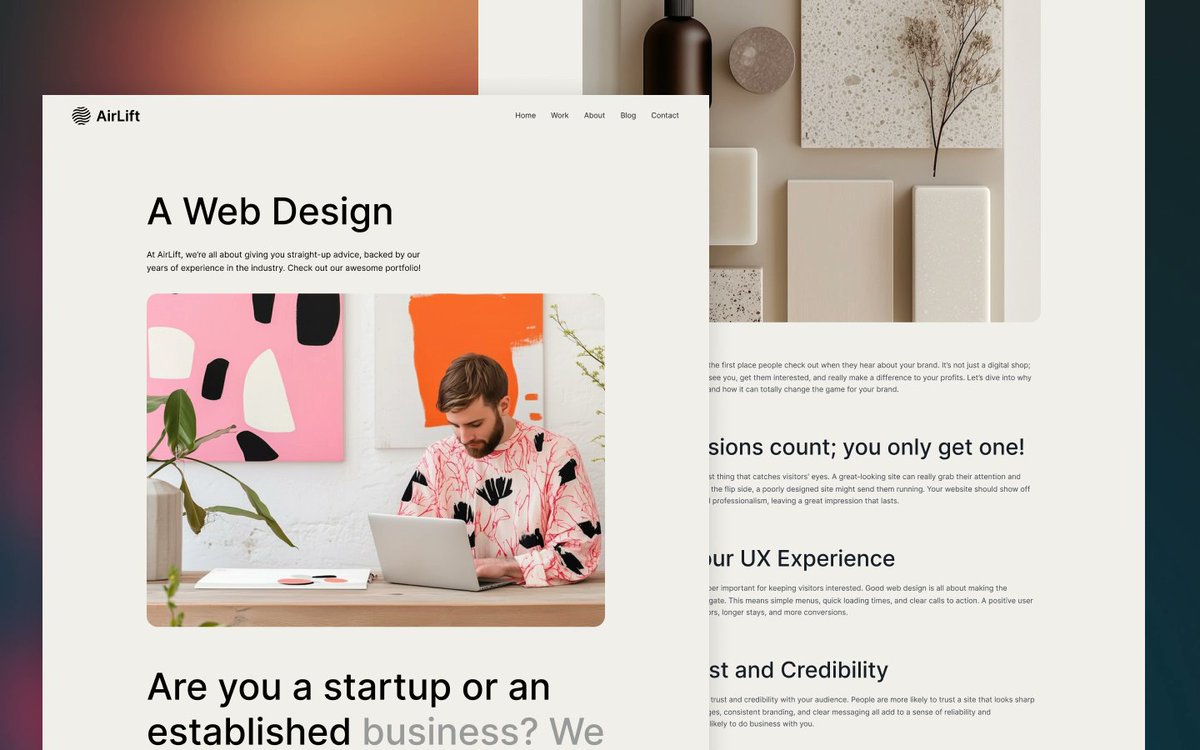 giveaway time

we just published a design portfolio <a href="/webflow/">Webflow</a> template — celebrating by giving it away free.

to enter: 
❤️ like 
💬 comment ‘airlift’ 
🔁 repost

note: follow me so I can DM you the remix link. 
hurry—offer ends wednesday.