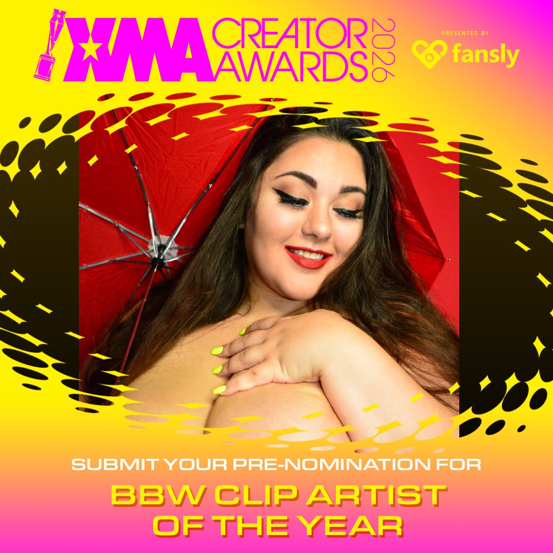 I just pre-nominated <a href="/DDestiny_Diaz/">DESTINY DIAZ on YOURVIDS.com 💎</a> for the 2026 BBW CLIP CREATOR IN THE  #XMAs presented by <a href="/fansly/">Fansly</a>! <a href="/XBIZ/">XBIZ</a> #XBIZMiami 
xma.show/fans/?c=1008&n…