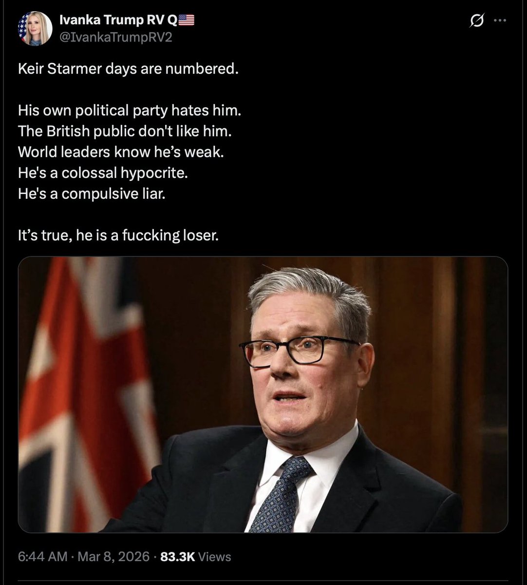 UK_Daniel_Card's tweet image. This is from an account in Africa.... pretending to be Ivanka Trump....

Fun fact: Russia runs some IO out of Africa....

#Social #Media #Manipulation