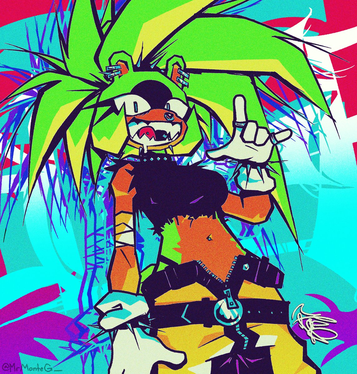 MrMonteG_'s tweet photo. ⚡️The Shocker⚡️

Saw a drawing I made back in 2023 and thought I should honestly give it another try :] https://t.co/bJLS8713Ix