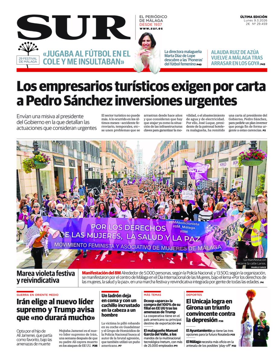 SUR. El periódico de Málaga tweet media