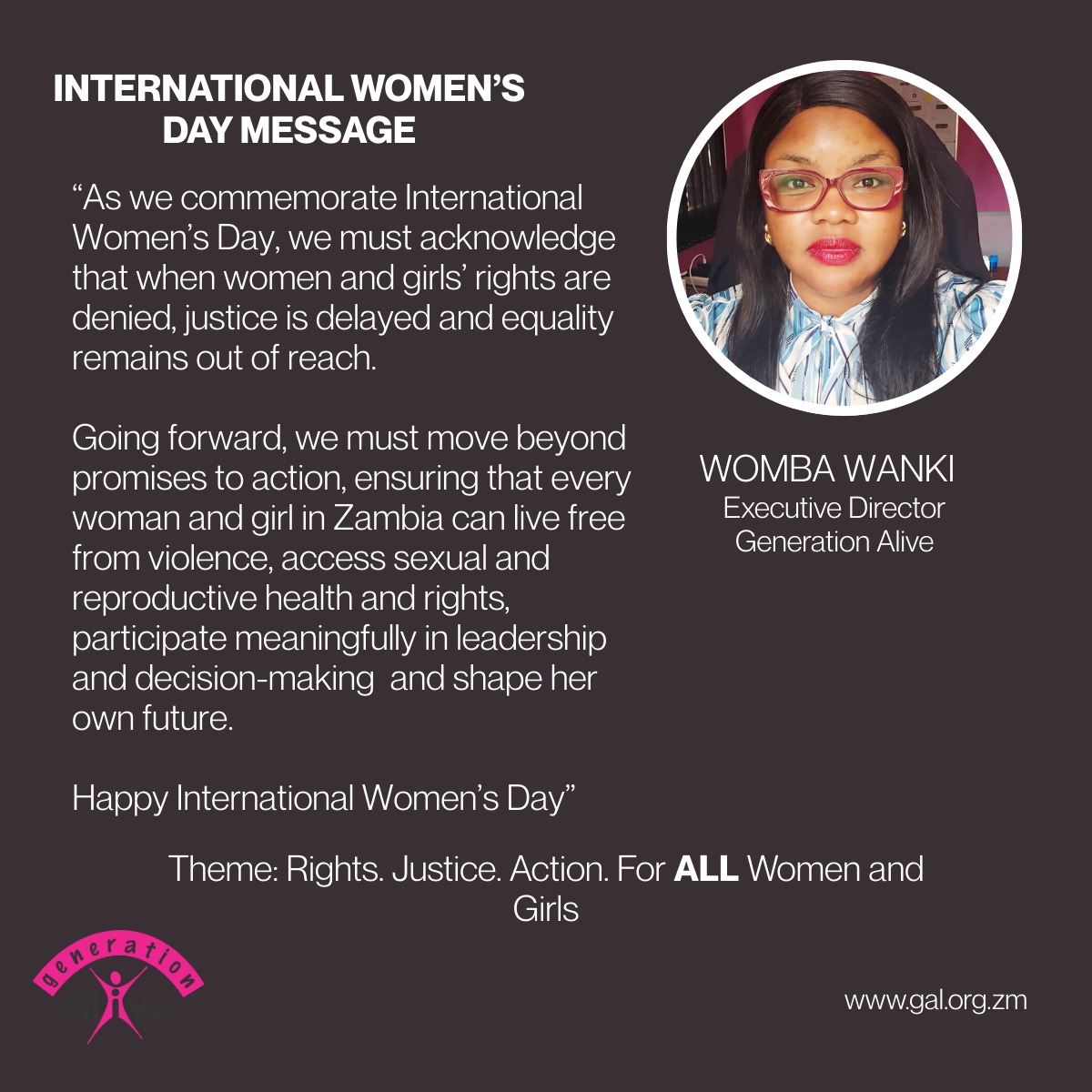 GALSocials's tweet photo. We joined the rest of the world in commemorating International Women’s Day under the theme: Justice. Rights. Action for ALL Women and Girls.
#PowerToGirls
#GenderEquality
#EndGBV
#EndChildMarriage 
#accessToJustice https://t.co/Y8rEK5mDgR