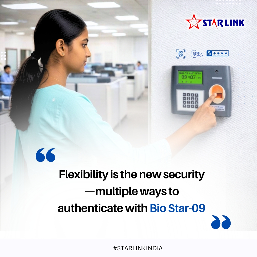 starlinkindia's tweet photo. "Flexibility is the new security- multiple ways to authenticate with Bio Star."

https://t.co/aME5sYO9Jo
#biostar #biometricattendancedevice #multipleways #authenticate https://t.co/41mNzfpIvZ