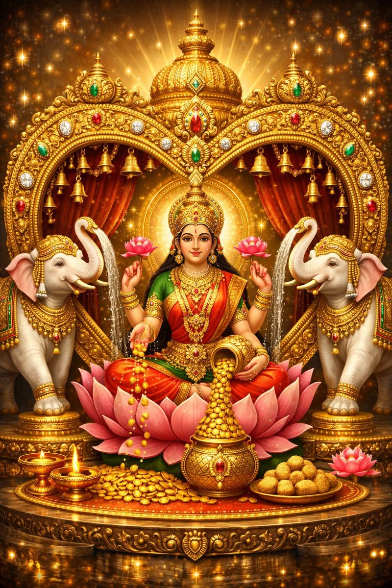 !!आदिशक्ति मॉं महालक्ष्मी के दिव्य अलौकिक दर्शन!!💗🌷