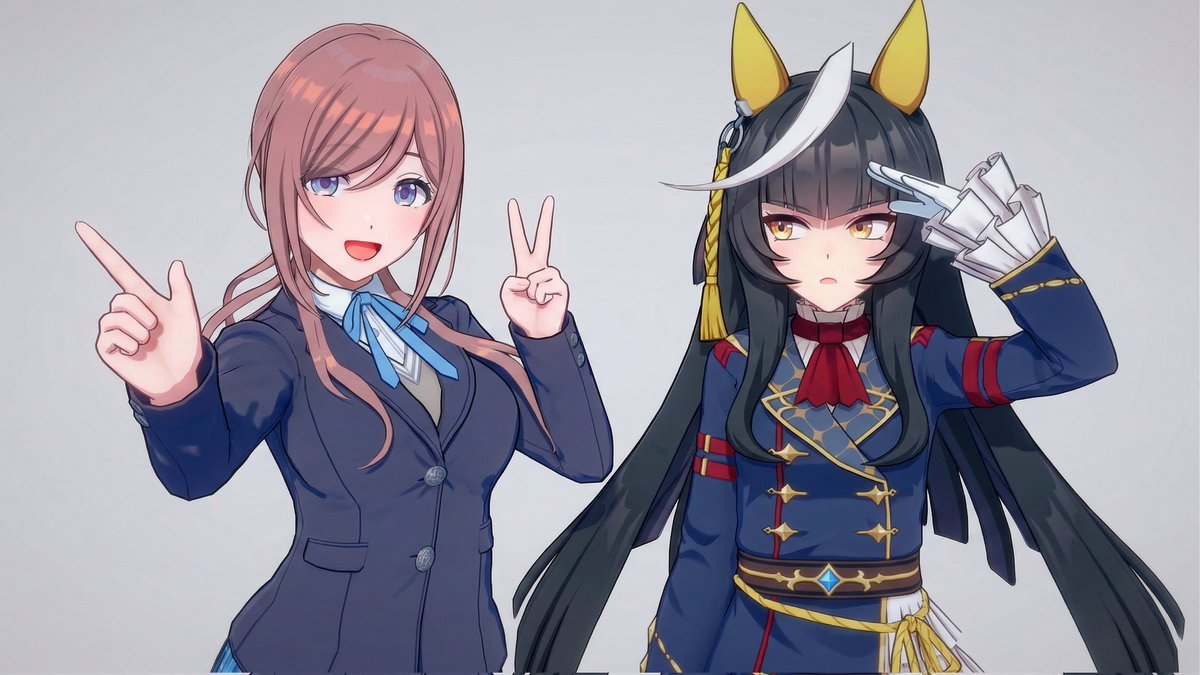 Foto bersama rinami dan calstone

Source: me

Akun utama: Billy steckfers (Facebook, Instagram, X)

#idolmaster #umamusumeprettyderby #3drender #anime #animegirl