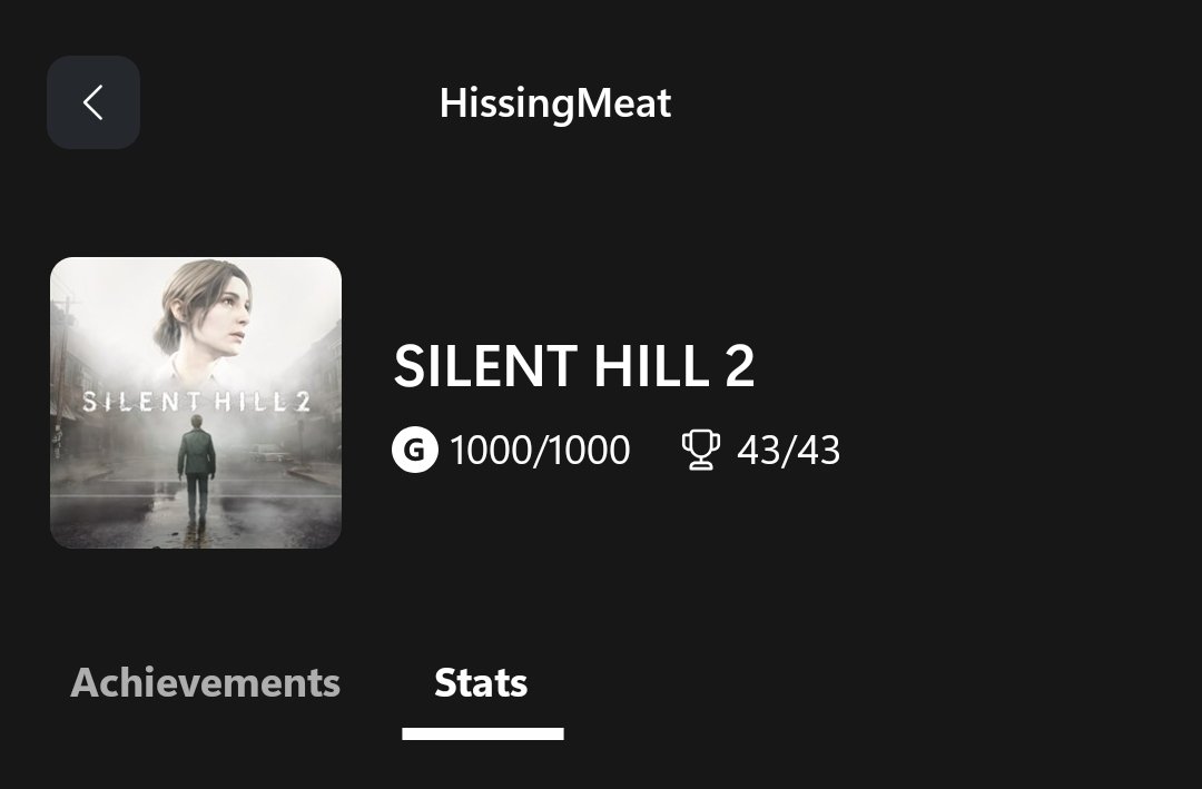 Yuyeon4Life's tweet photo. After completing Resident Evil 9 last week, I decided to finally play Silent Hill 2 (on xbox, I played it on ps5 when it first came out)

Now I just gotta wait a couple more days for Fatal Frame 2. No such thing as too much survival horror! https://t.co/N1DbAMqxO3