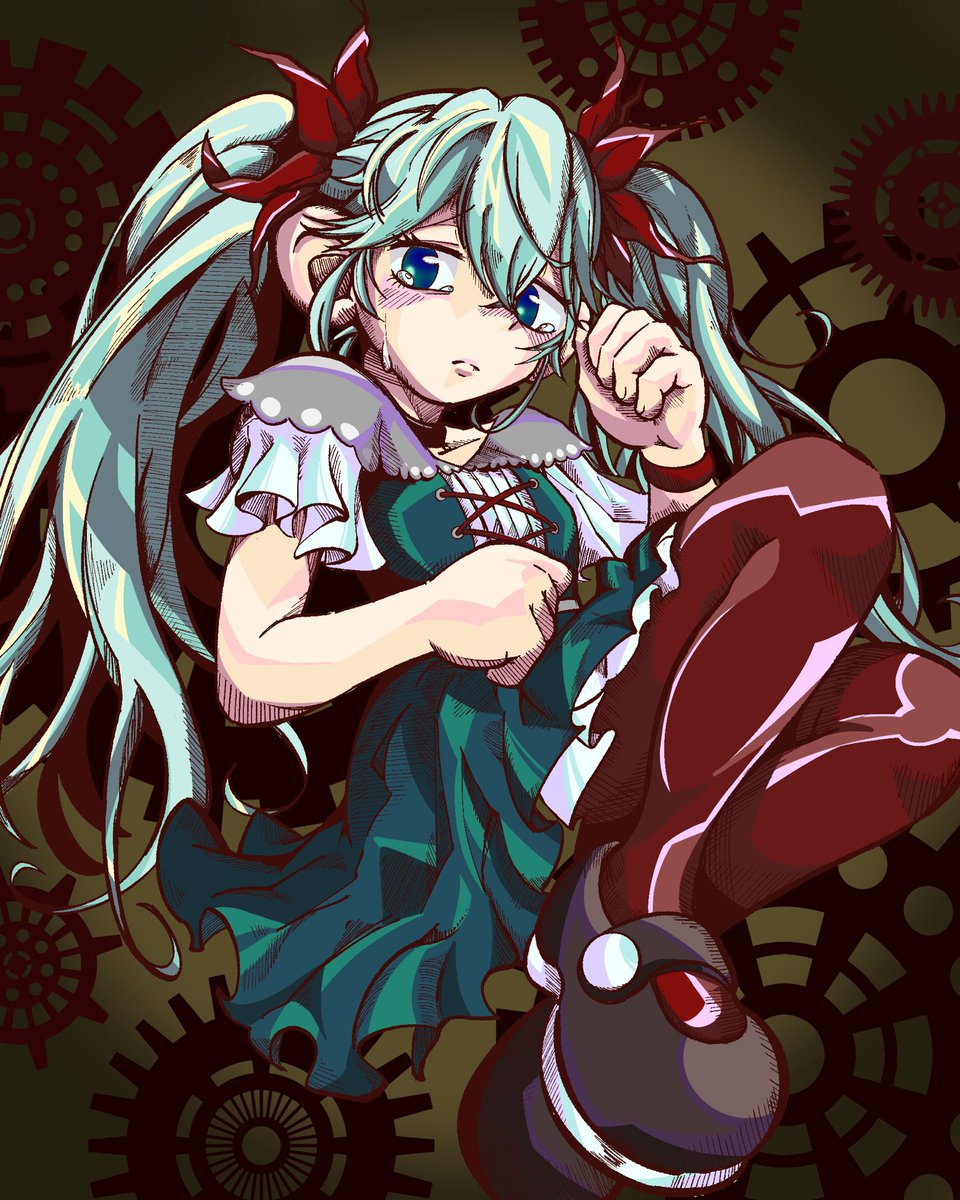 再掲ですがからくりピエロのミクちゃんです！！🤡
#ミクの日2026 #ミクの日