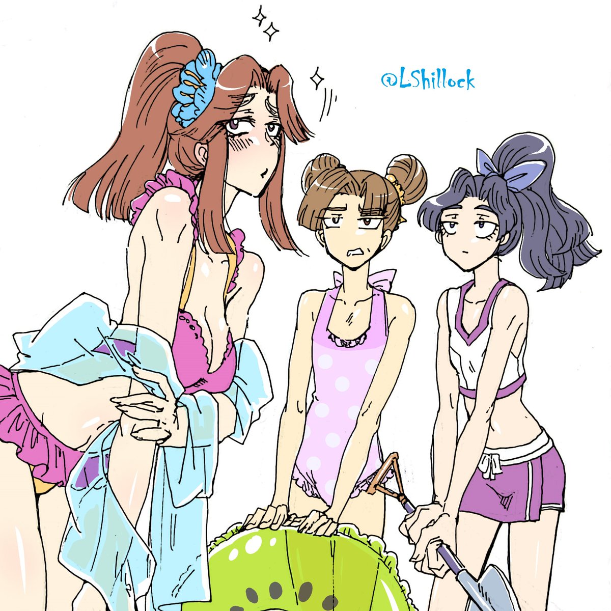 #忍たま #忍たま乱太郎  #rkrn
⚠️四年生genderbender+👙