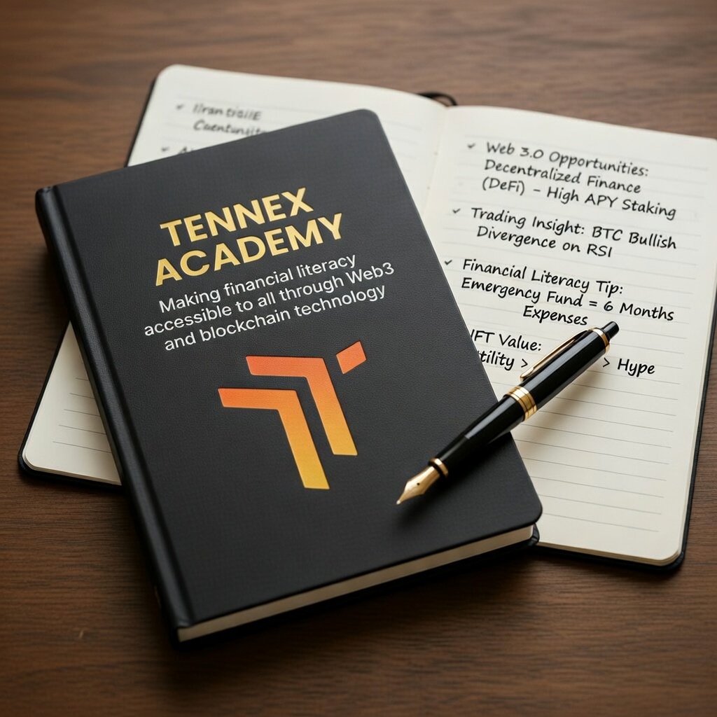Tennexacademy's tweet photo. A new week to learn, grow, and improve our financial literacy. 🧡 https://t.co/kcKZbZ3l2G